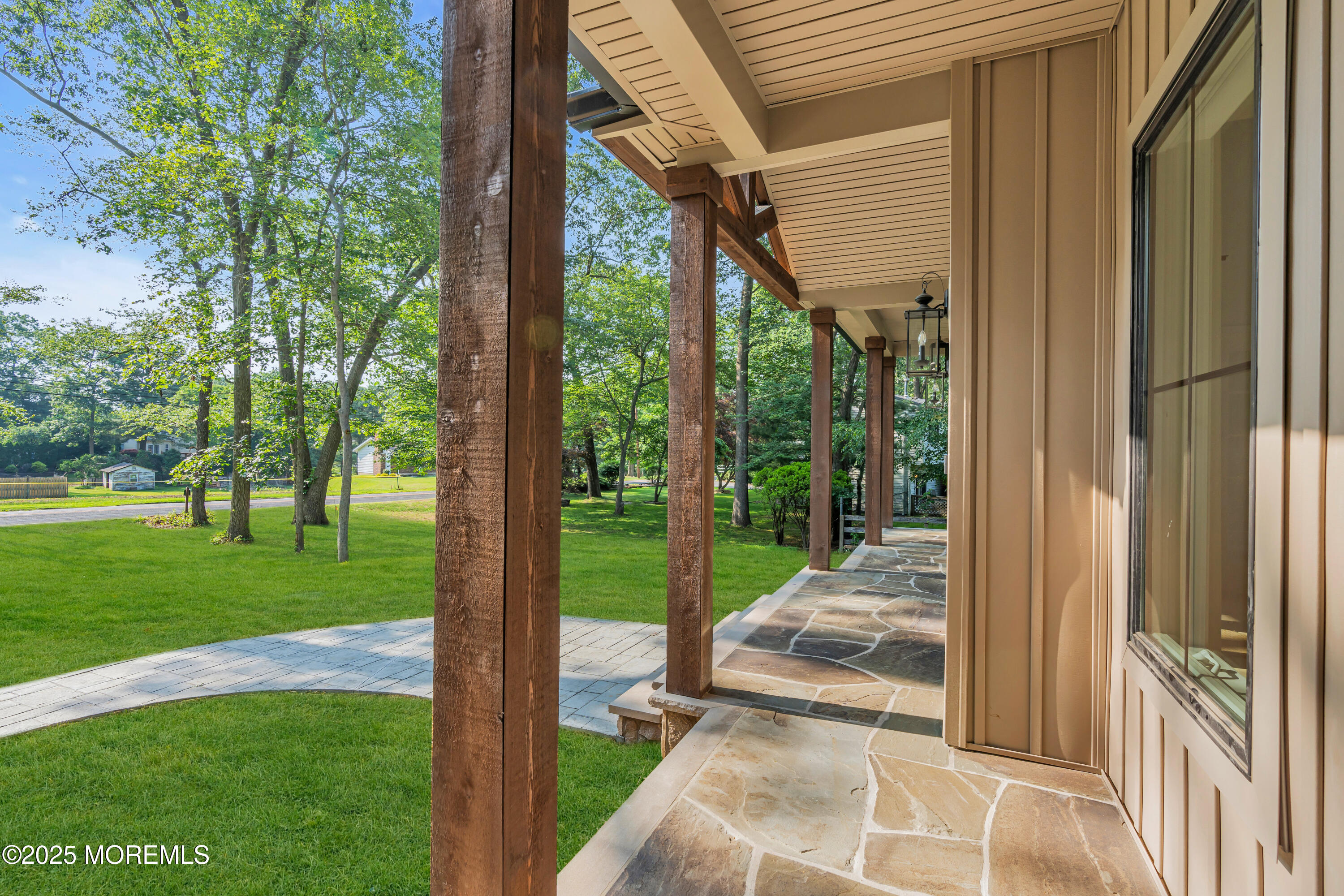 379 Buckalew Road Freehold, NJ 07728 - Photo 8 of 83 a view of backyard with green space
