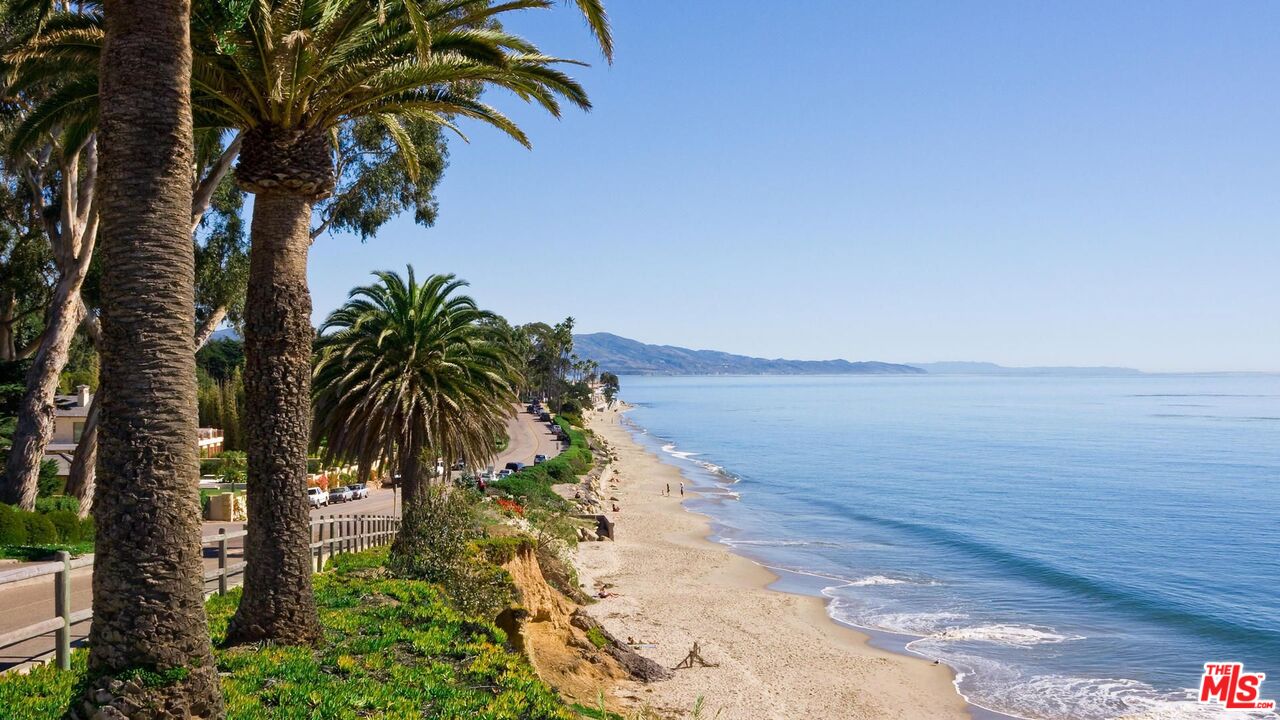 1312 Shoreline Drive Santa Barbara, CA 93109 - Photo 57 of 67 a view of ocean with palm trees