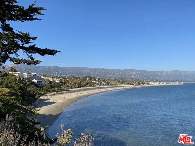 a view of an ocean beach