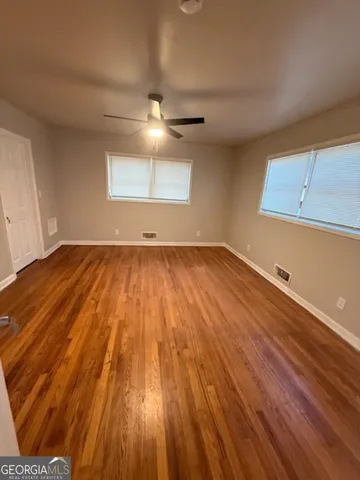 wooden floor in a room