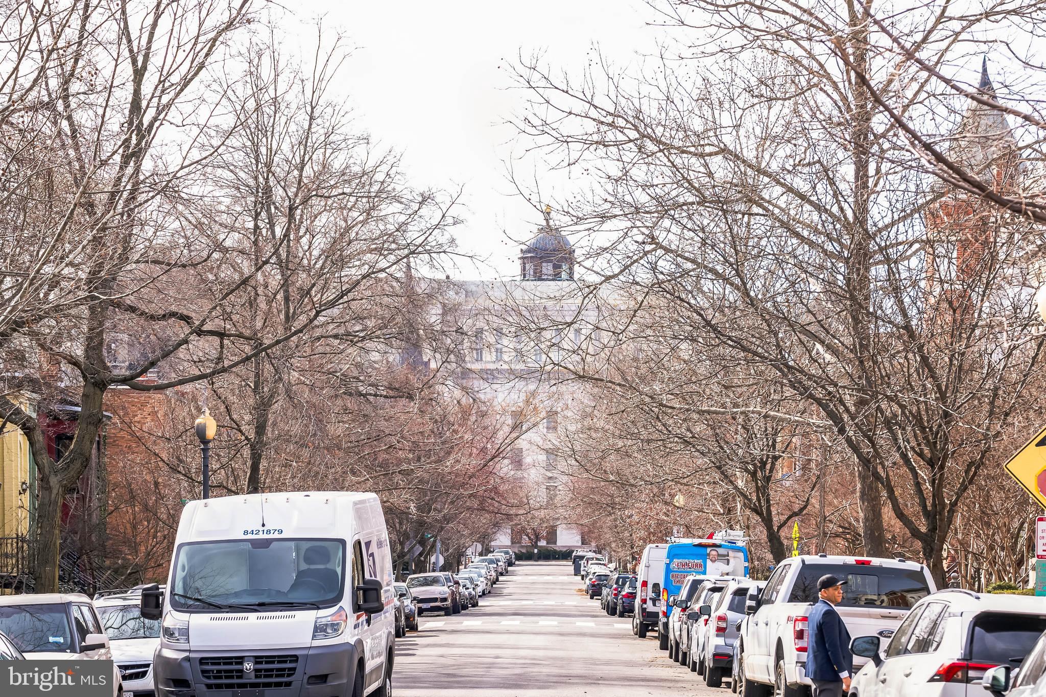 101 7th Street Southeast, Unit 4 Washington, DC 20003 - Photo 13 of 13 a front view of a building with trees