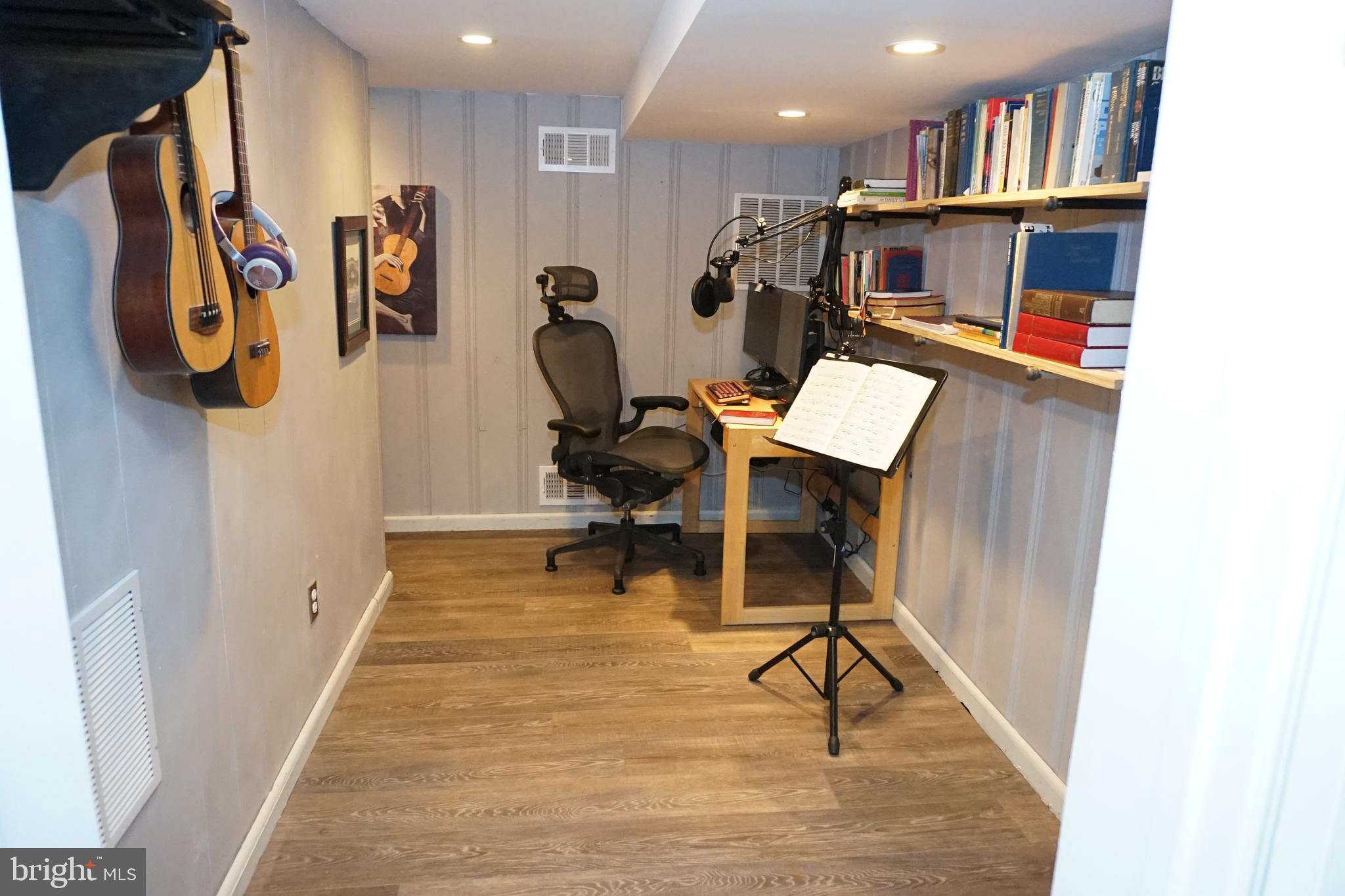 3114 Russell Road Alexandria, VA 22305 - Photo 54 of 72 Host your own podcast in the basement office.