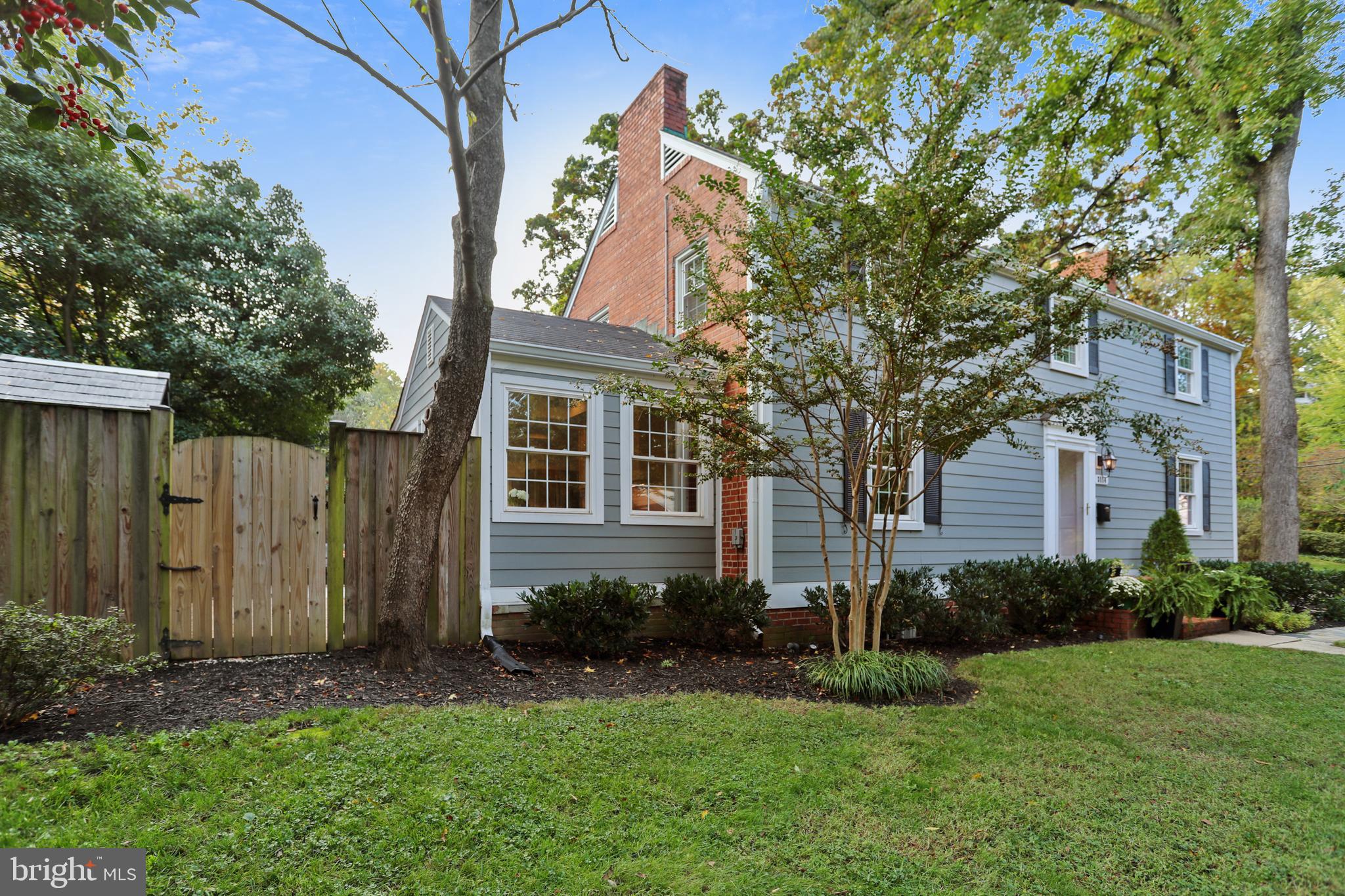 3114 Russell Road Alexandria, VA 22305 - Photo 69 of 72 Gate to backyard, sunny breakfast room