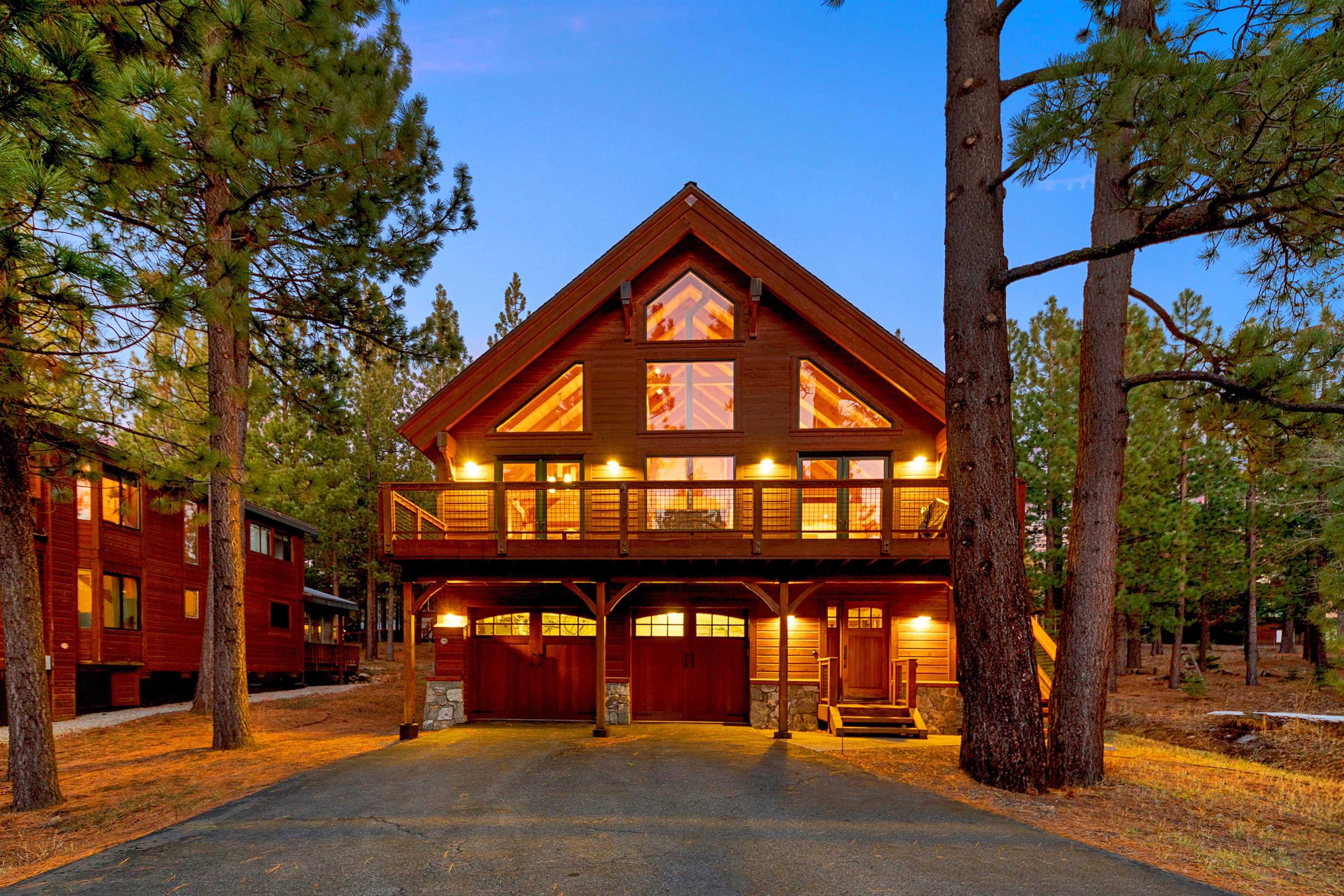 a front view of a building