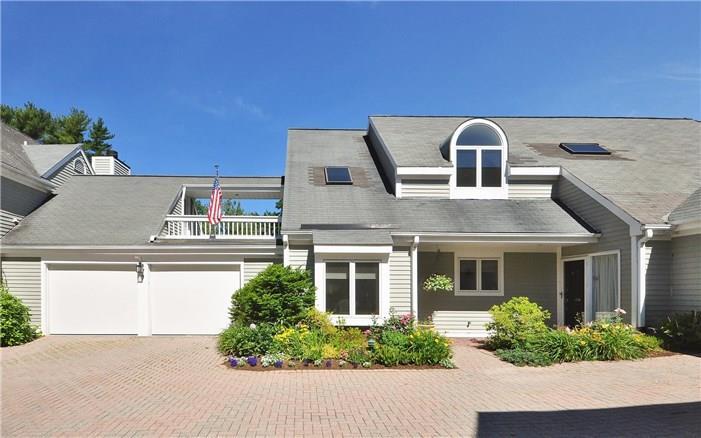 9 Barnes Road West, Unit 9 Stamford, CT 06902 - Photo 1 of 1 Entrance with lovingly cared for perennial and annual garden and view of second floor deck and storage over garage.
