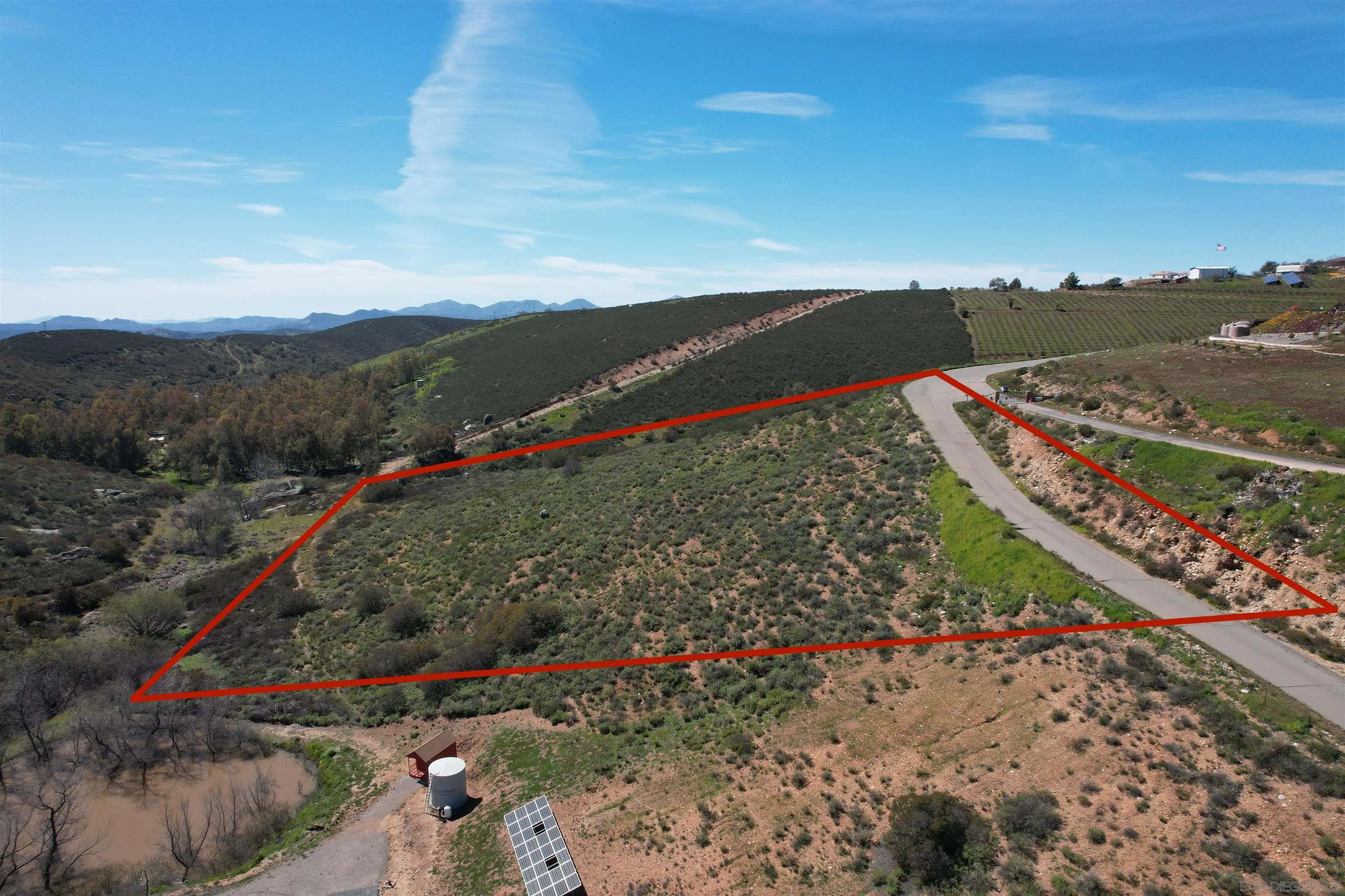 0 Starlight Mountain Road Ramona, CA 92065 - Photo 5 of 12 a view of a pathway and a mountain view