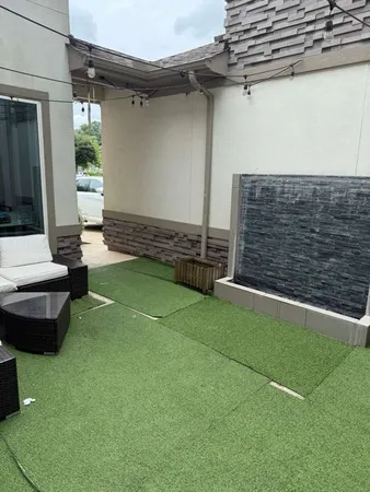 a view of outdoor space and yard