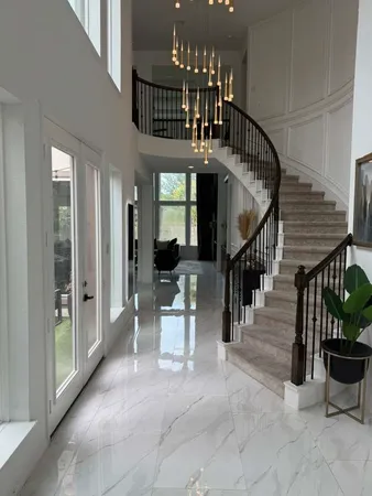 a view of entryway and hall