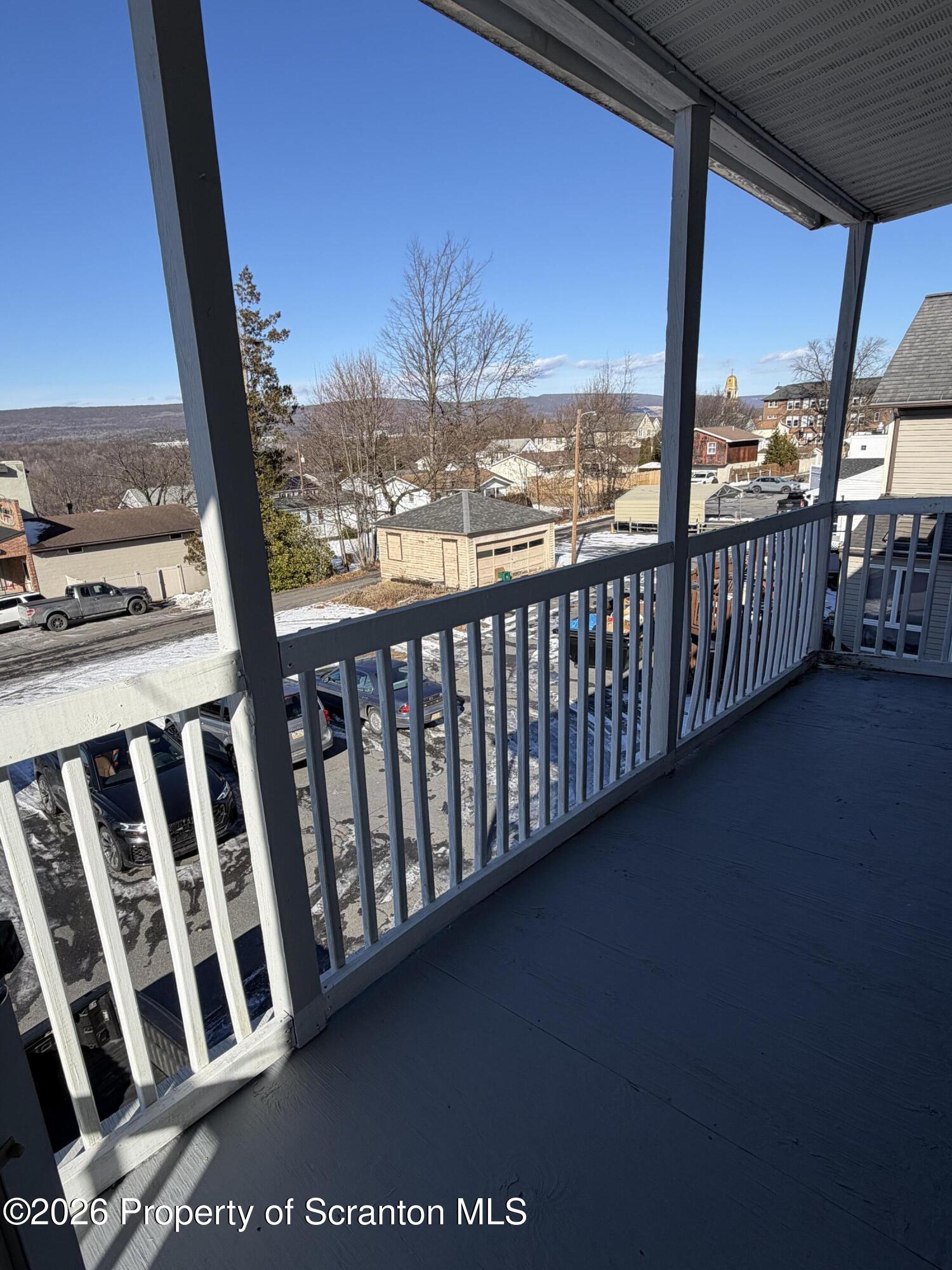 701 Main Street, Unit REAR Avoca, PA 18641 - Photo 8 of 14 Back Deck