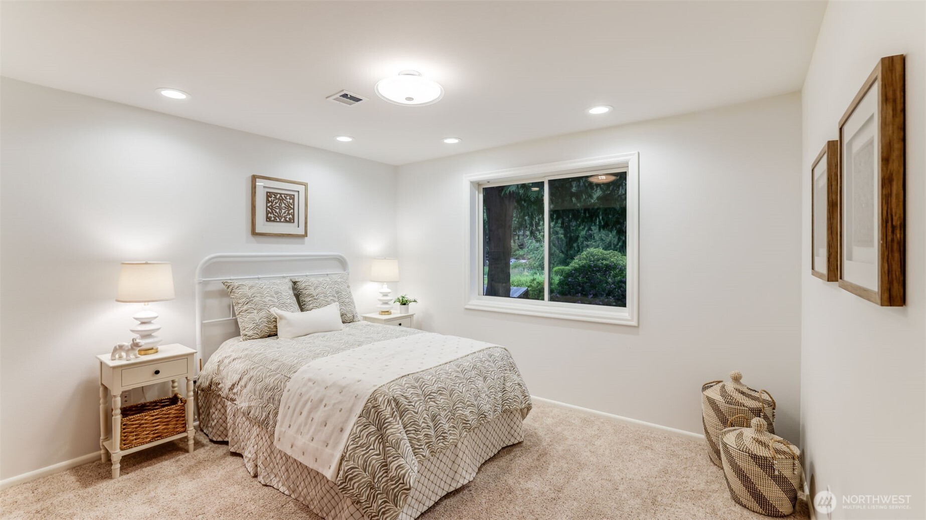2171 North 122nd Place Seattle, WA 98133 - Photo 27 of 40 a bedroom with a bed and a window
