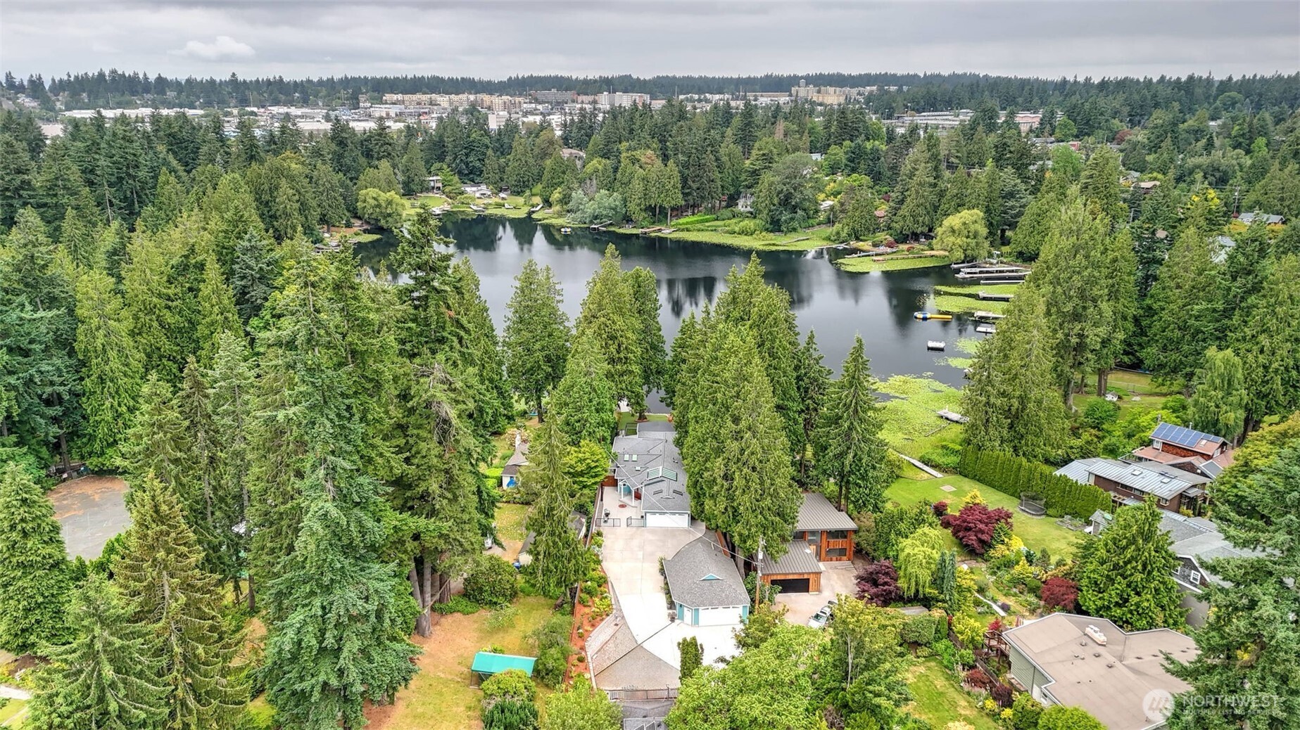 2171 North 122nd Place Seattle, WA 98133 - Photo 40 of 40 a view of a lake with a house