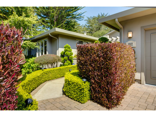 1021 Ocean Road Pebble Beach, CA 93953 - Photo 24 of 25 a view of a house with a garden