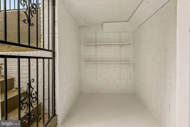 a view of a walk in closet