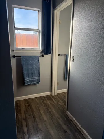 a view of front door