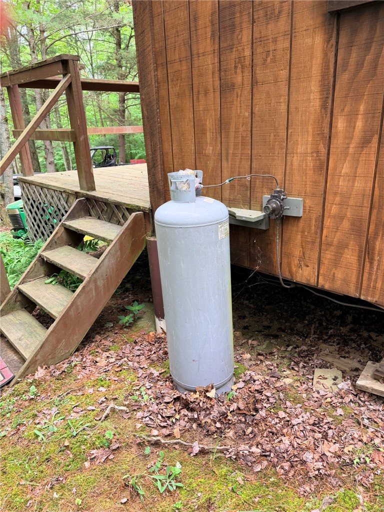 1667 Coon Hollow Road Orange, NY 14812 - Photo 32 of 41 Propane tank - used for lights, stove, fridge, wall heater