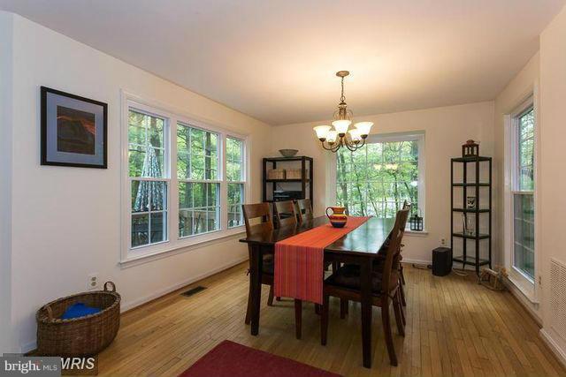 1500 Deer Point Way Reston, VA 20194 - Photo 13 of 26 a view of a dining room with furniture window and wooden floor