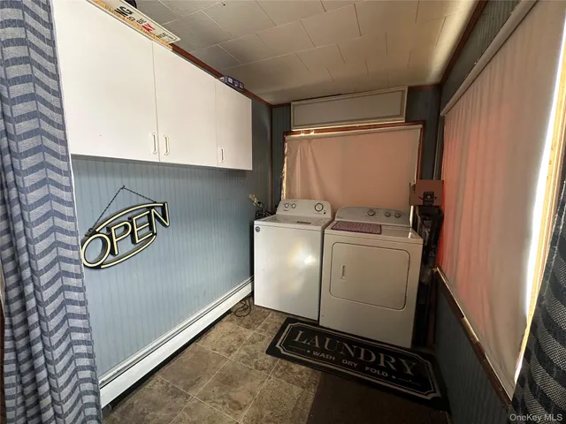 a room with storage and utility