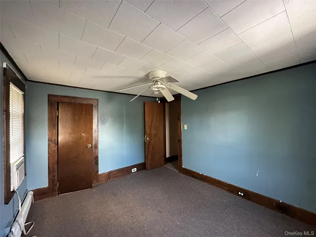 a view of a livingroom with a chandelier