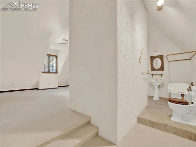 a bathroom with a sink and a toilet