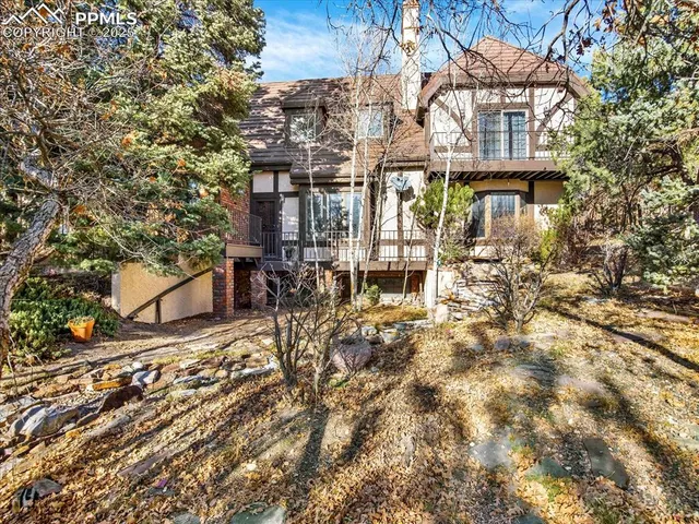 a view of a building with many windows