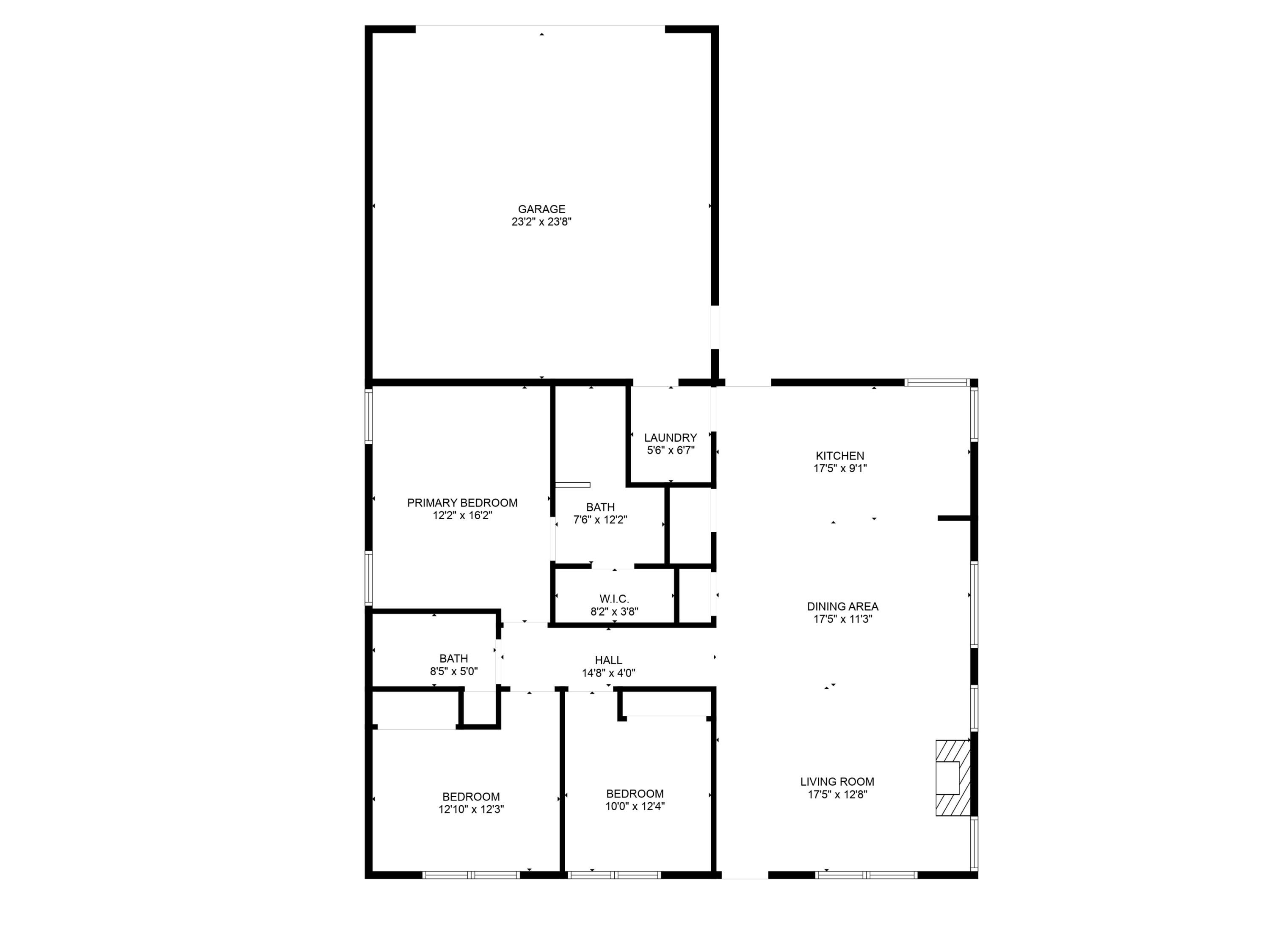 20280 Halfway Road Bend, OR 97703 - Photo 19 of 19 2D Floor Plan for 20280 Halfway Road