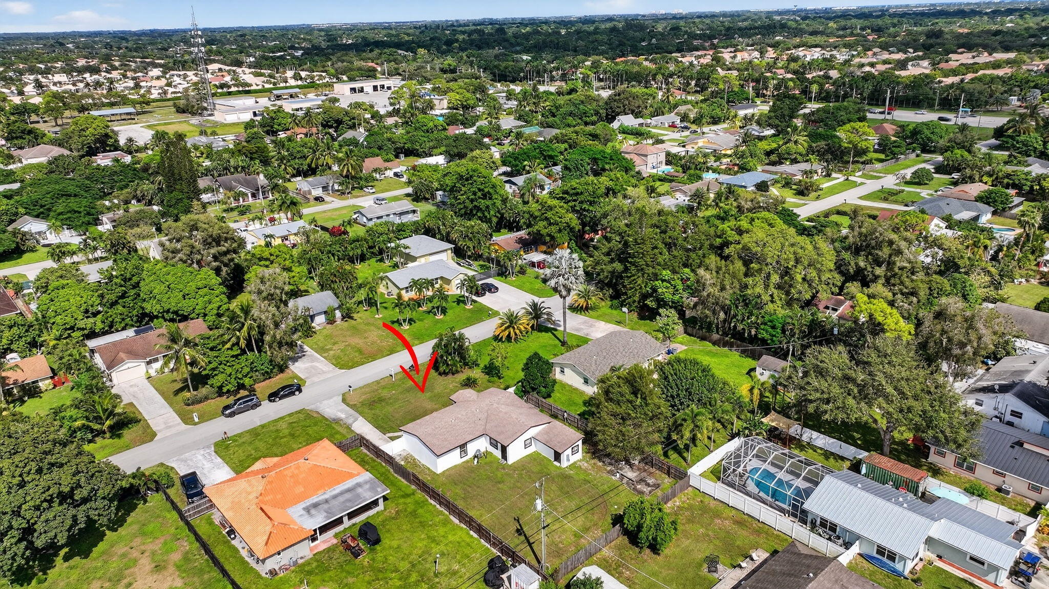 5196 Palm Ridge Boulevard Delray Beach, FL 33484 - Photo 24 of 24 an aerial view of residential houses with outdoor space