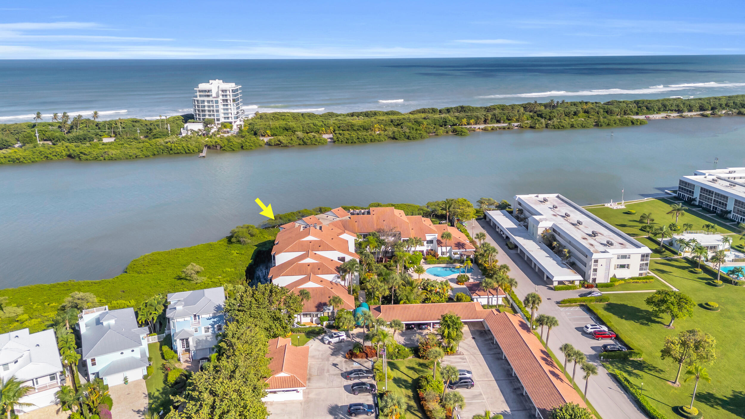 200 Waterway Road, Unit 206 Tequesta, FL 33469 - Photo 47 of 49 an aerial view of a city