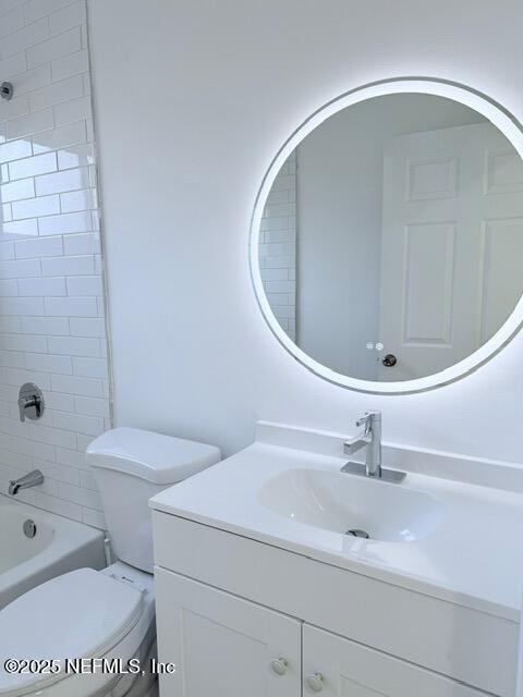 2160 Rothbury Drive Jacksonville, FL 32221 - Photo 21 of 38 a bathroom with a sink a toilet and shower