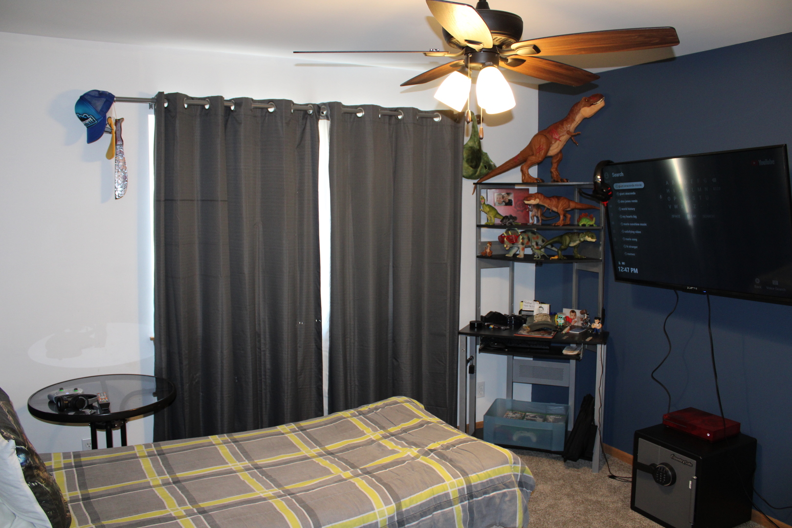 245 Rollin Road, Unit D Somonauk, IL 60552 - Photo 17 of 29 a bedroom with a bed and a closet