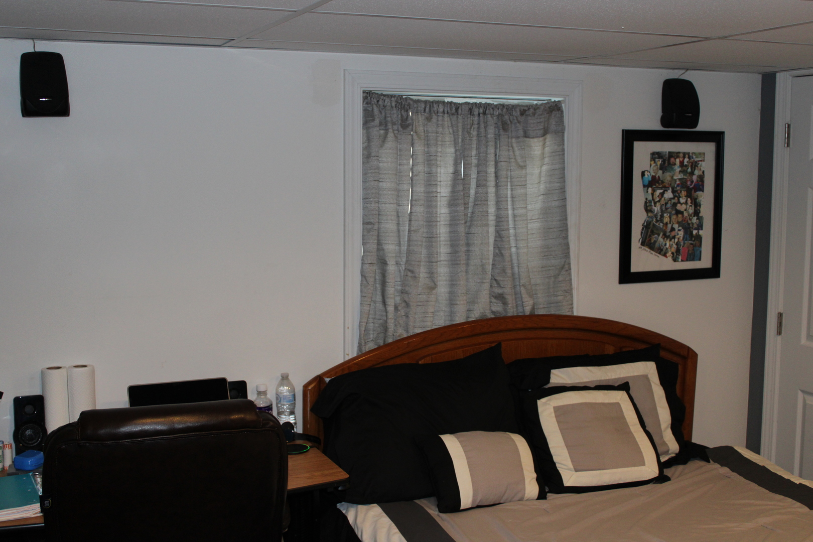 245 Rollin Road, Unit D Somonauk, IL 60552 - Photo 24 of 29 a bedroom with a bed and a cabinet
