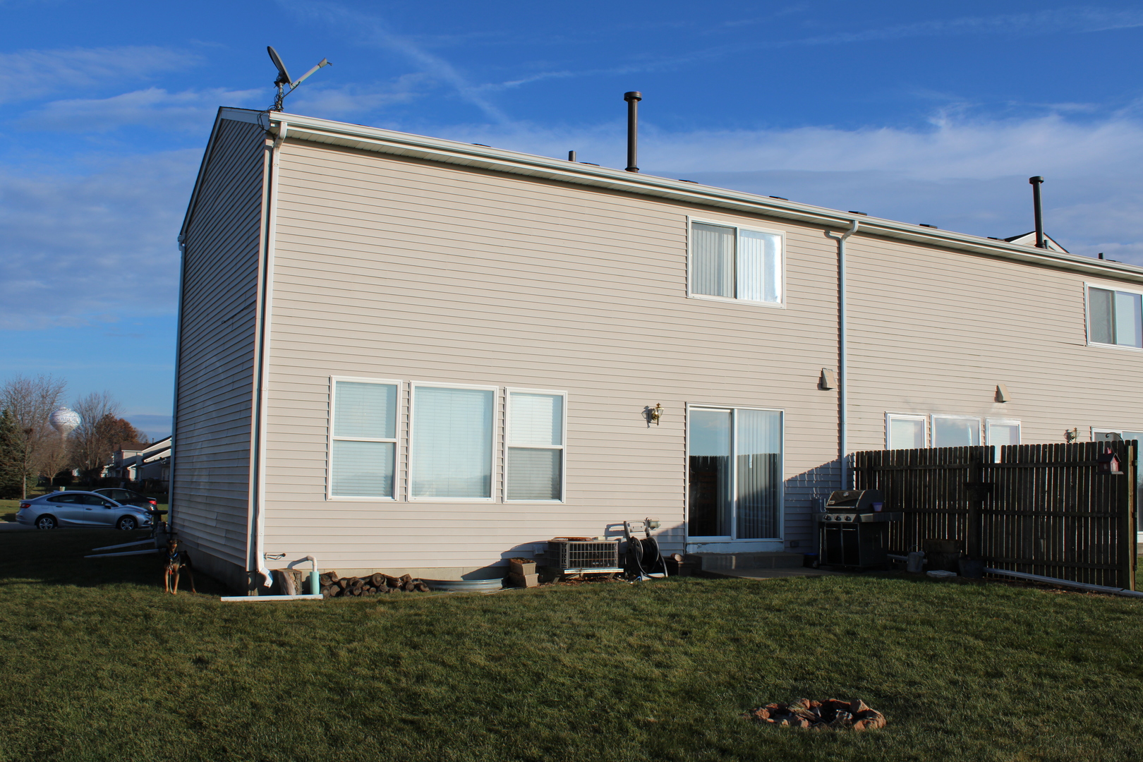 245 Rollin Road, Unit D Somonauk, IL 60552 - Photo 29 of 29 a view of a backyard of the house