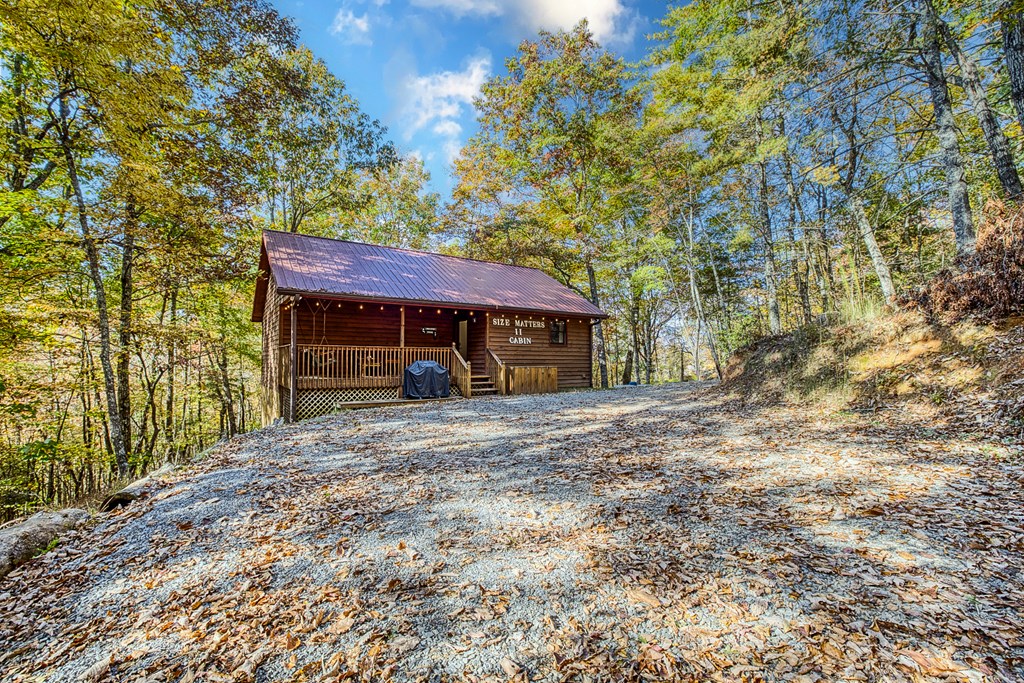 180 Green Ridge Road Blue Ridge, GA 30513 - Photo 33 of 83 a view of a house with a yard and tree
