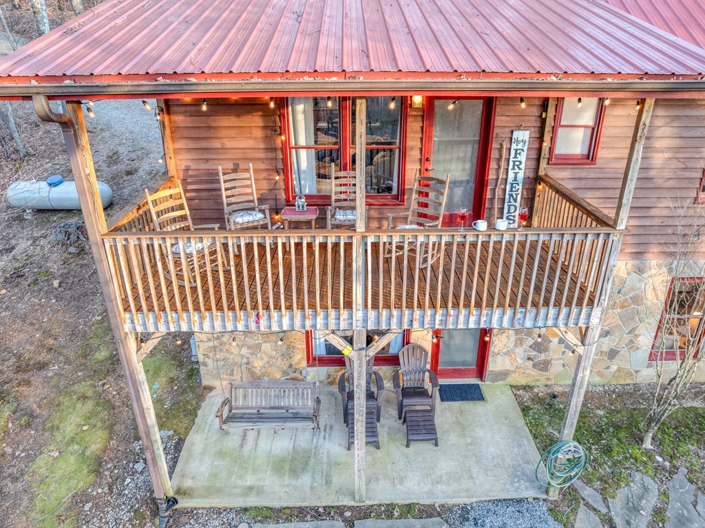 180 Green Ridge Road Blue Ridge, GA 30513 - Photo 75 of 83 a view of a chairs and table in the patio