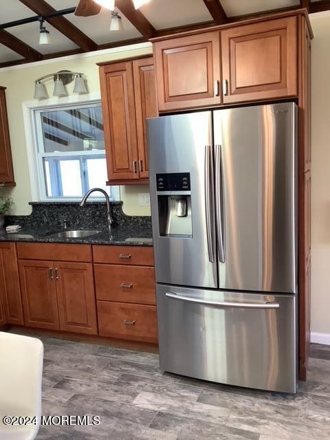 1808 Binnacle Road Forked River, NJ 08731 - Photo 5 of 27 a kitchen with stainless steel appliances granite countertop a refrigerator a microwave and a sink
