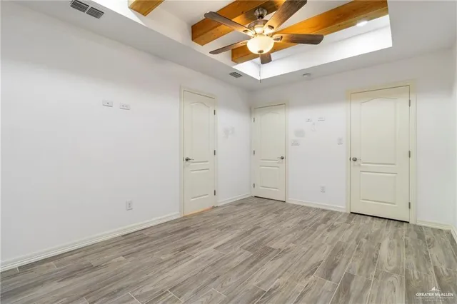 wooden floor in an empty room
