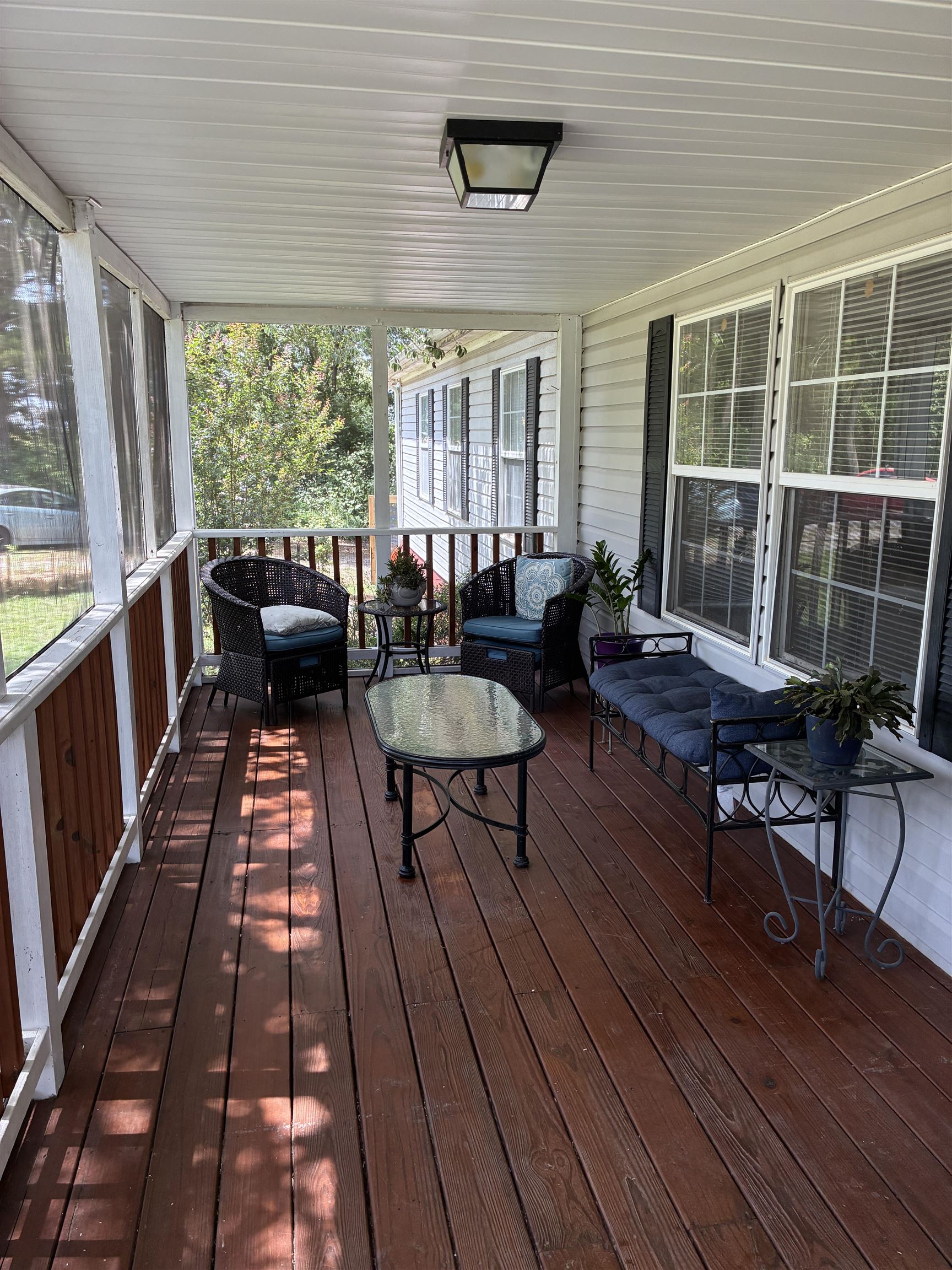777 Happy Valley Road Fountain Inn, SC 29644 - Photo 2 of 45 Shady Screened Front Porch