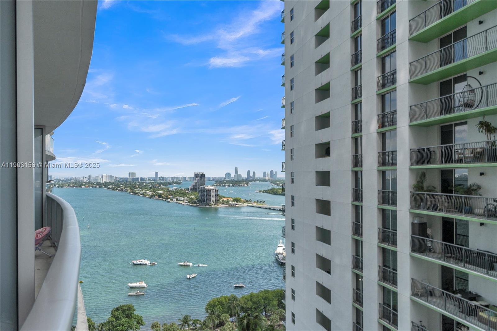 488 Northeast 18th Street, Unit 2104 Miami, FL 33132 - Photo 27 of 44 a view of a city with tall buildings