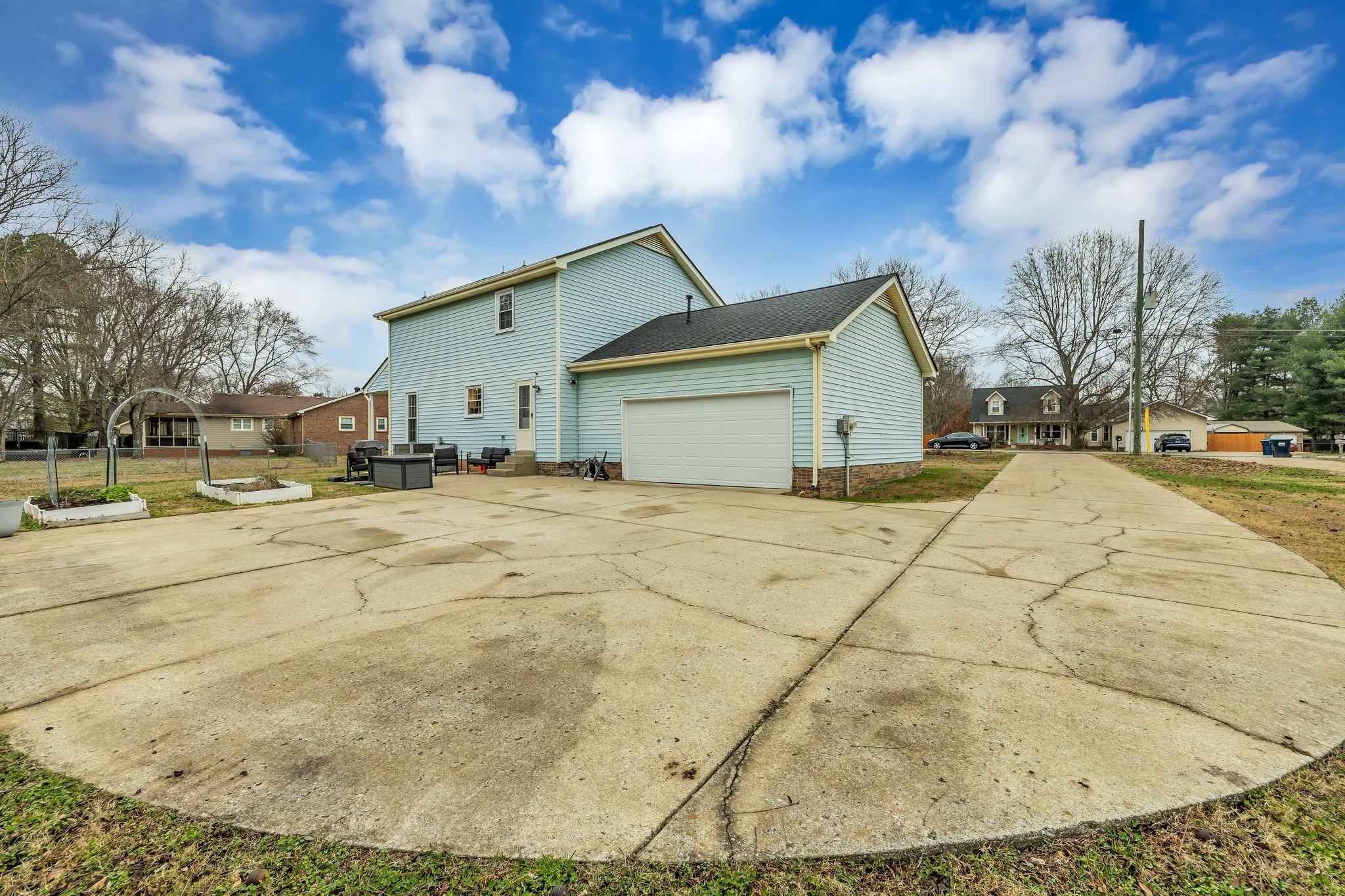 260 Pleasant Run Road Smyrna, TN 37167 - Photo 28 of 35 a view of garage yard and tree