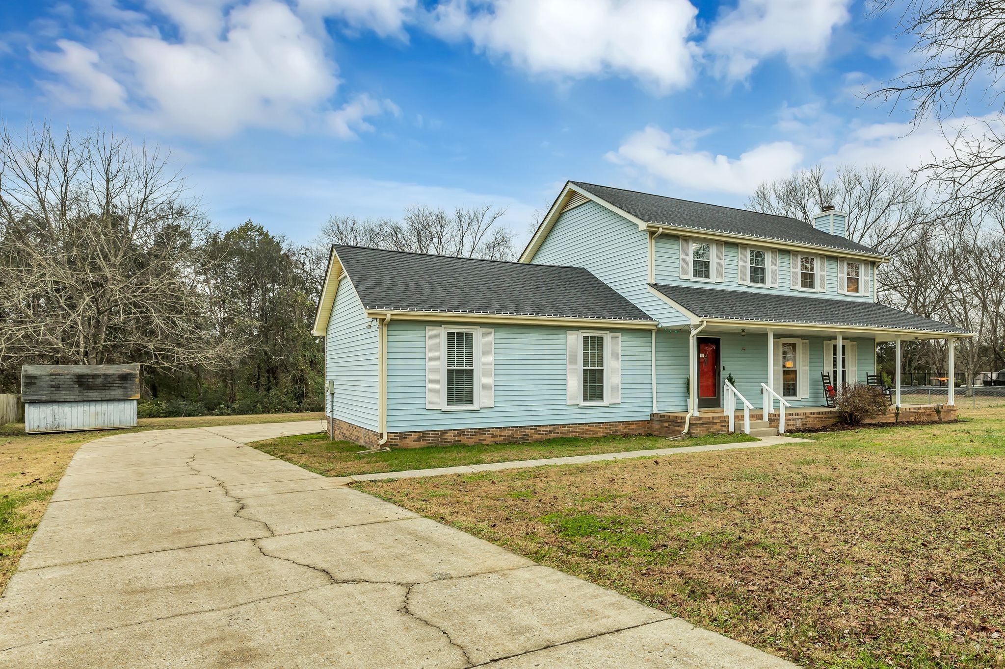 260 Pleasant Run Road Smyrna, TN 37167 - Photo 34 of 35 a front view of a house with a yard