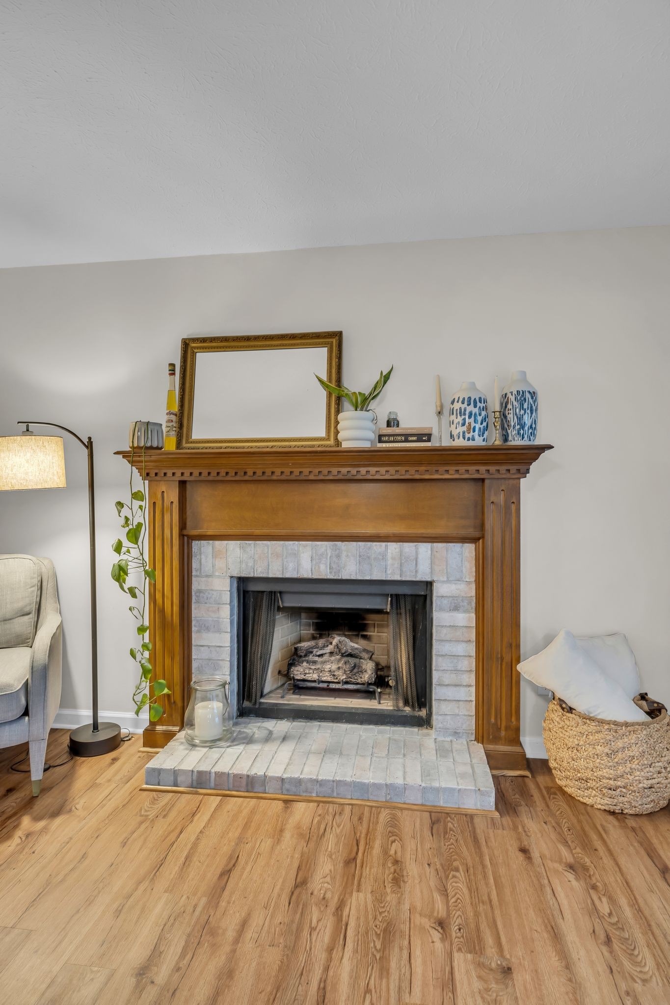 260 Pleasant Run Road Smyrna, TN 37167 - Photo 6 of 35 a living room with furniture and a fireplace