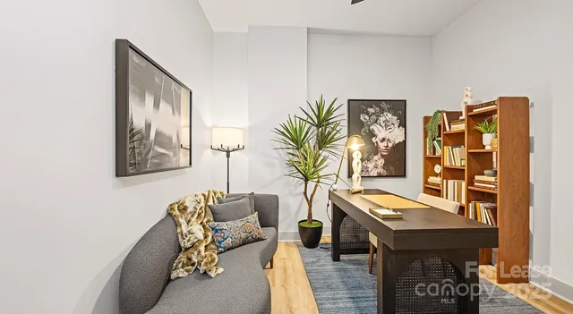 a room with lots of counter top space