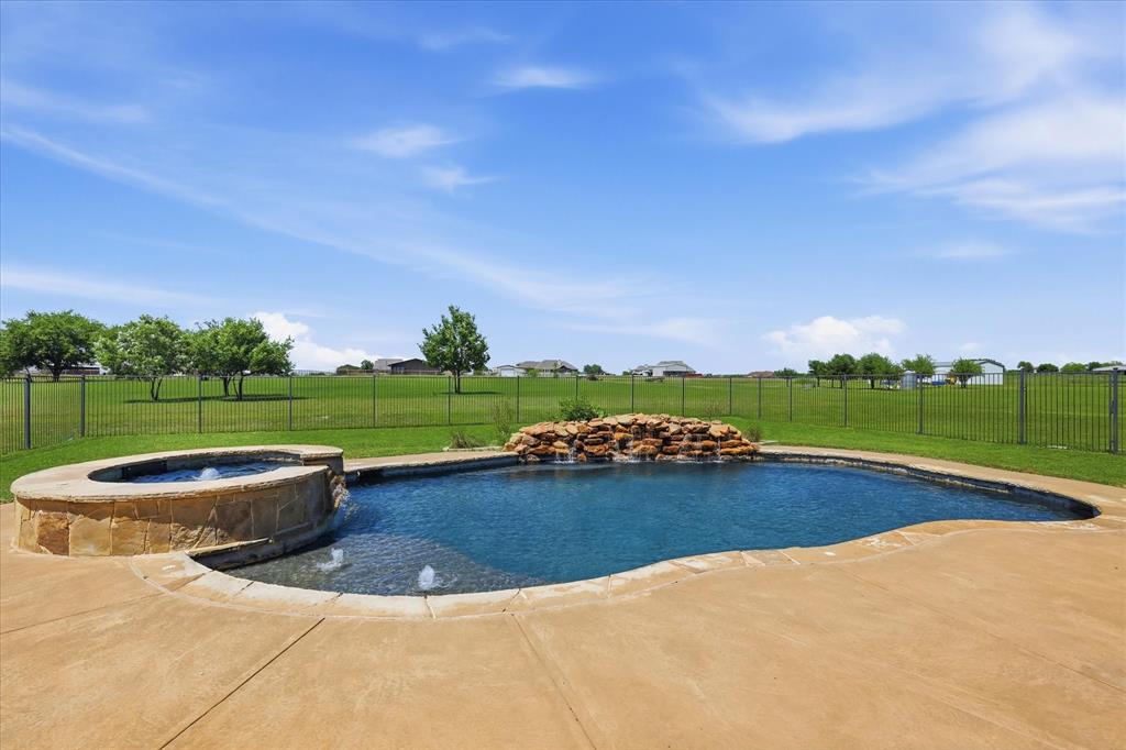 4920 Peden Road Fort Worth, TX 76179 - Photo 26 of 40 Salt Water Pool Overlooking the Huge Backyard and Privacy.
