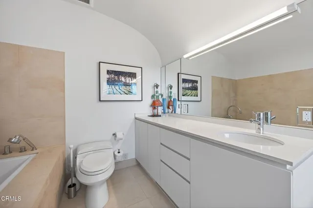 a view of outdoor space with ocean view