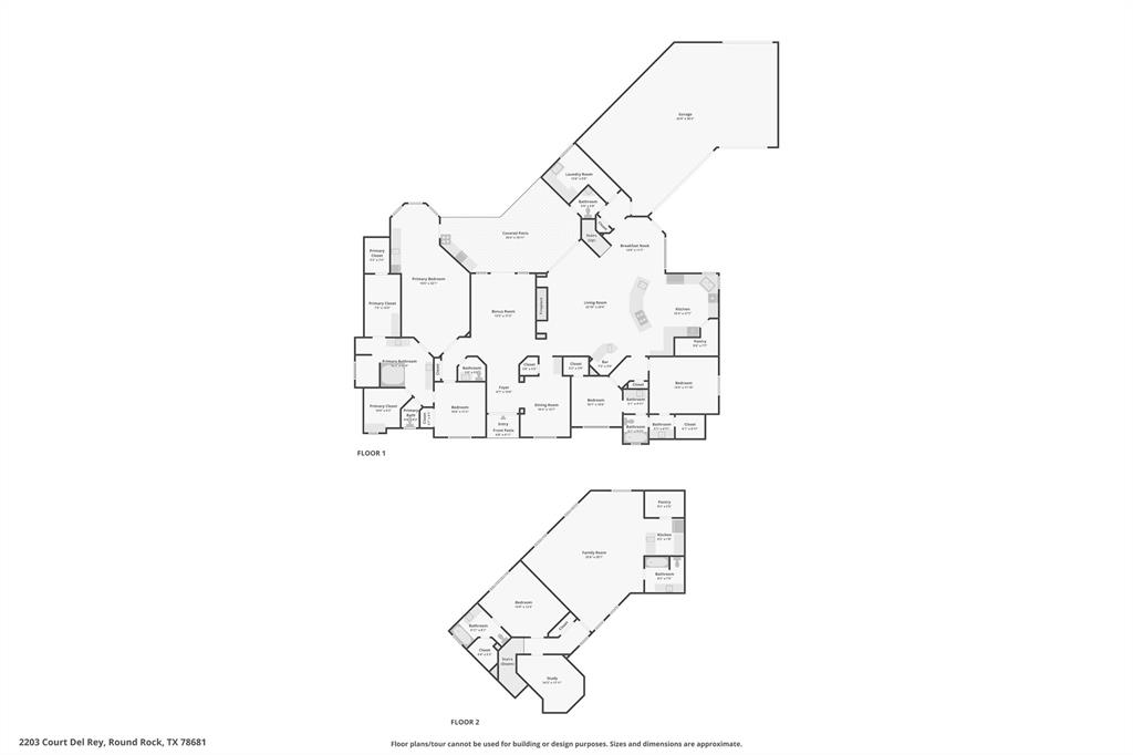 2203 Court Del Rey Round Rock, TX 78681 - Photo 34 of 35 View of property floor plan