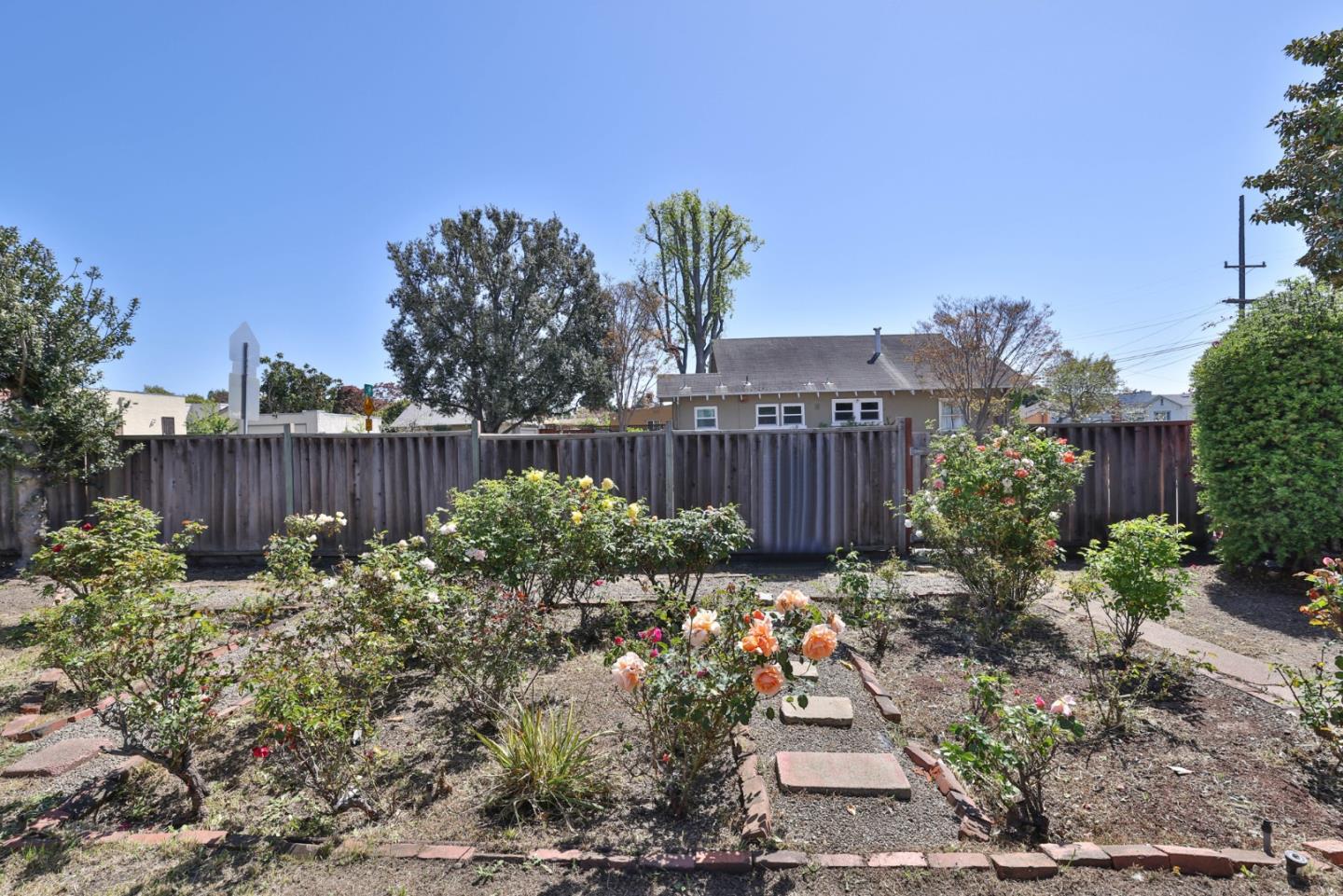 494 Lewis Avenue San Leandro, CA 94577 - Photo 19 of 19 a view of a backyard with wooden fence