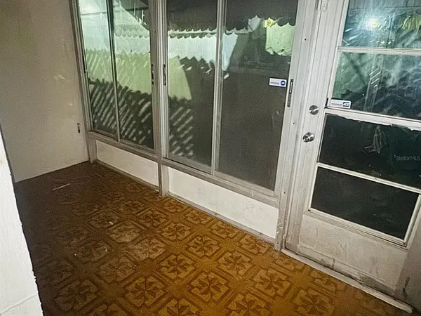 a view of a porch