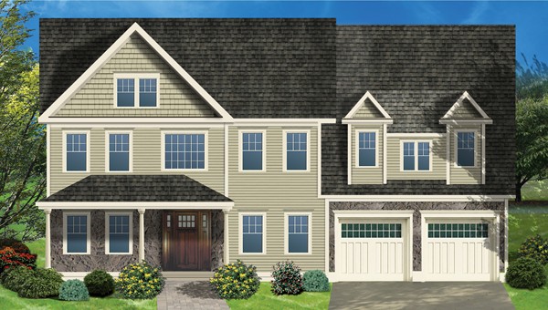 23 Covered Bridge Lane Wayland, MA 01778 - Photo 1 of 11 front view of a house with a yard