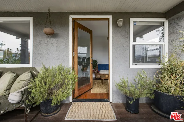 a view of a entryway door front of house