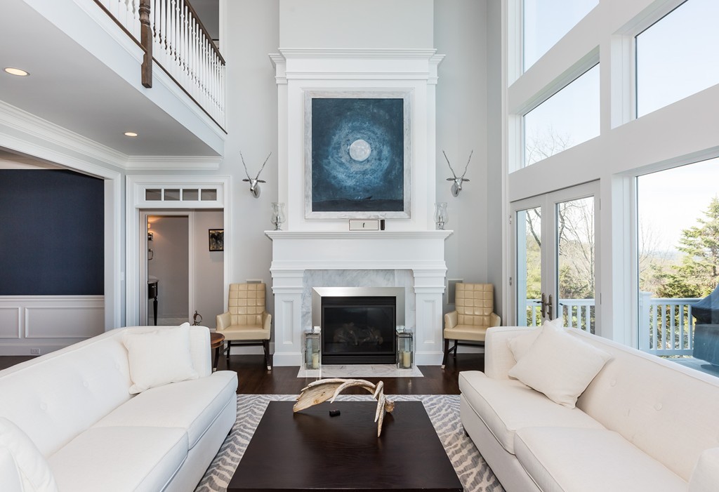 821 Ridge Road Wilbraham, MA 01095 - Photo 9 of 30 a living room with furniture and a fireplace
