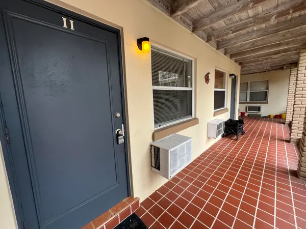 a view of a house with wooden floor